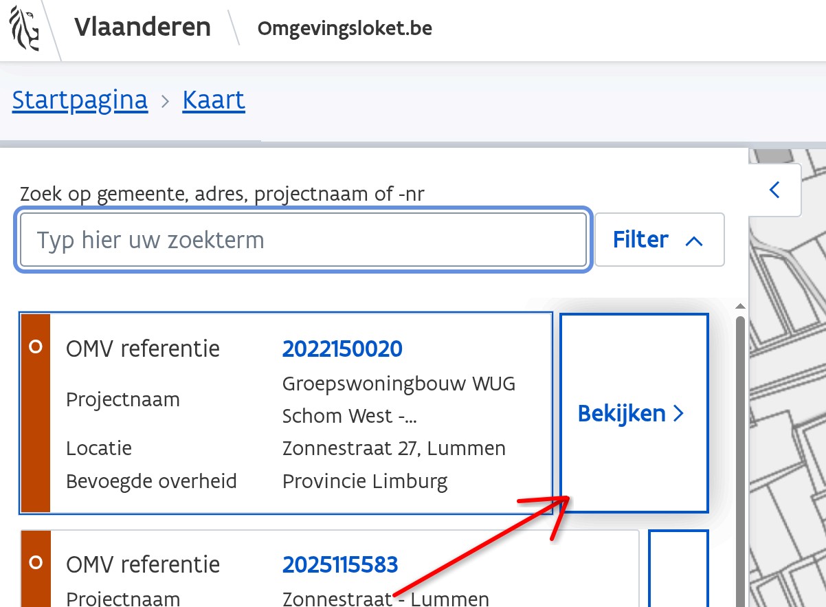 Project bekijken - Inzageloket